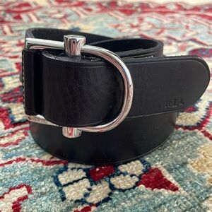 Lauren Ralph Lauren | Accessories | Lauren Ralph Lauren Black Leather Dress  Belt | Poshmark